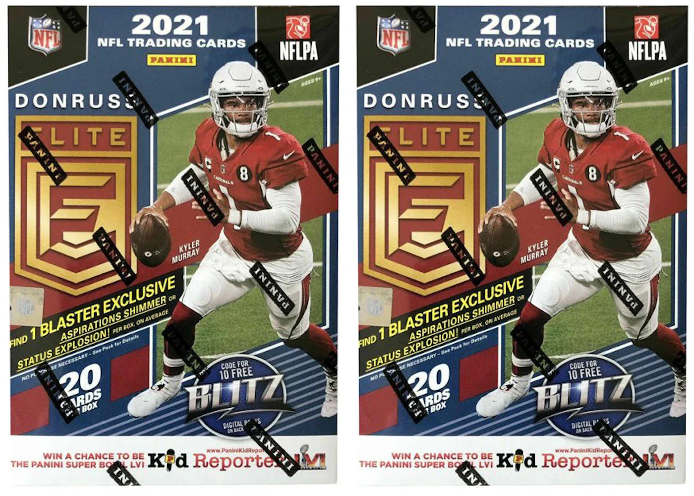 2021 Panini Donruss Elite Football Blaster Box 2x Lot