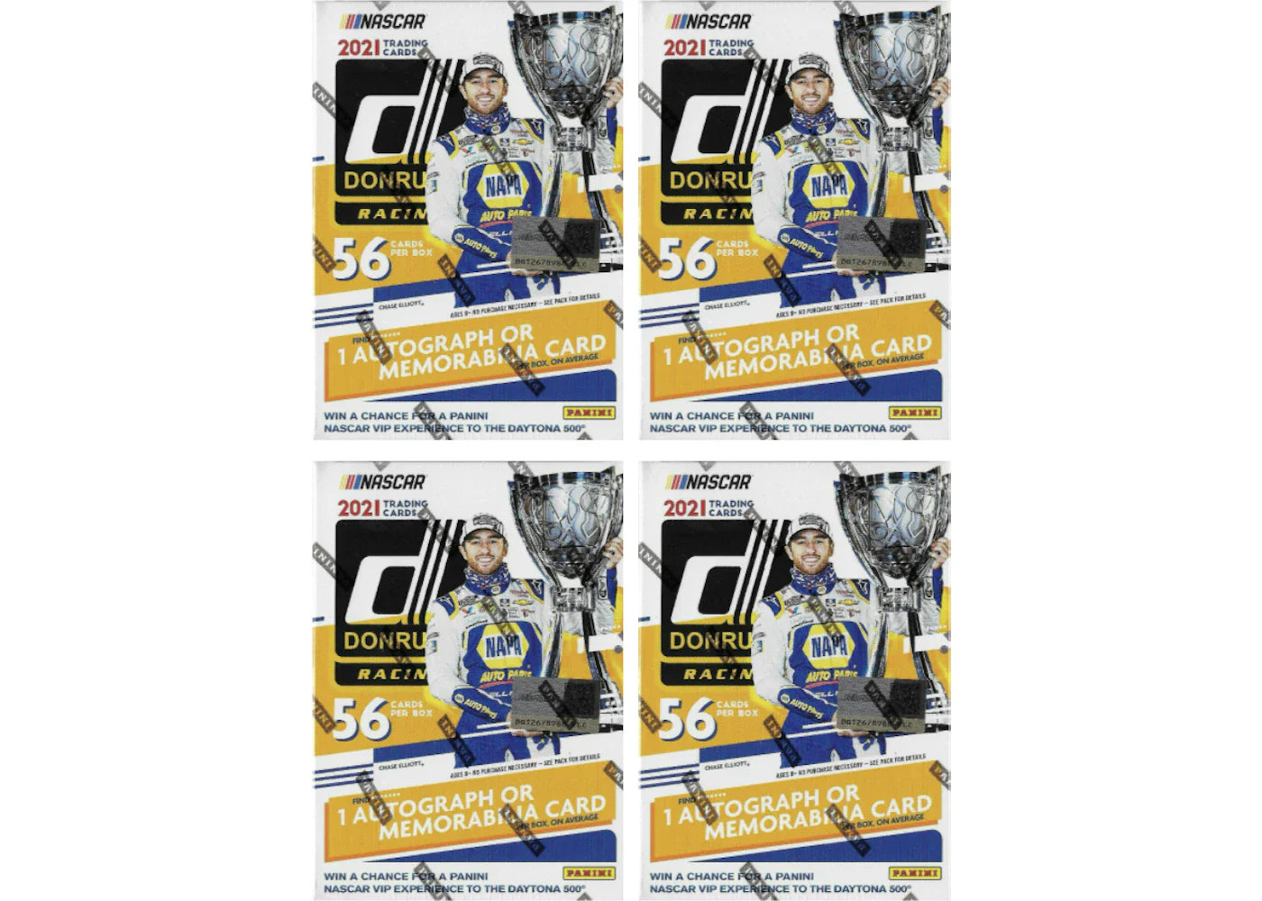 2021 Panini Donruss Nascar Blaster Box 4x Lot