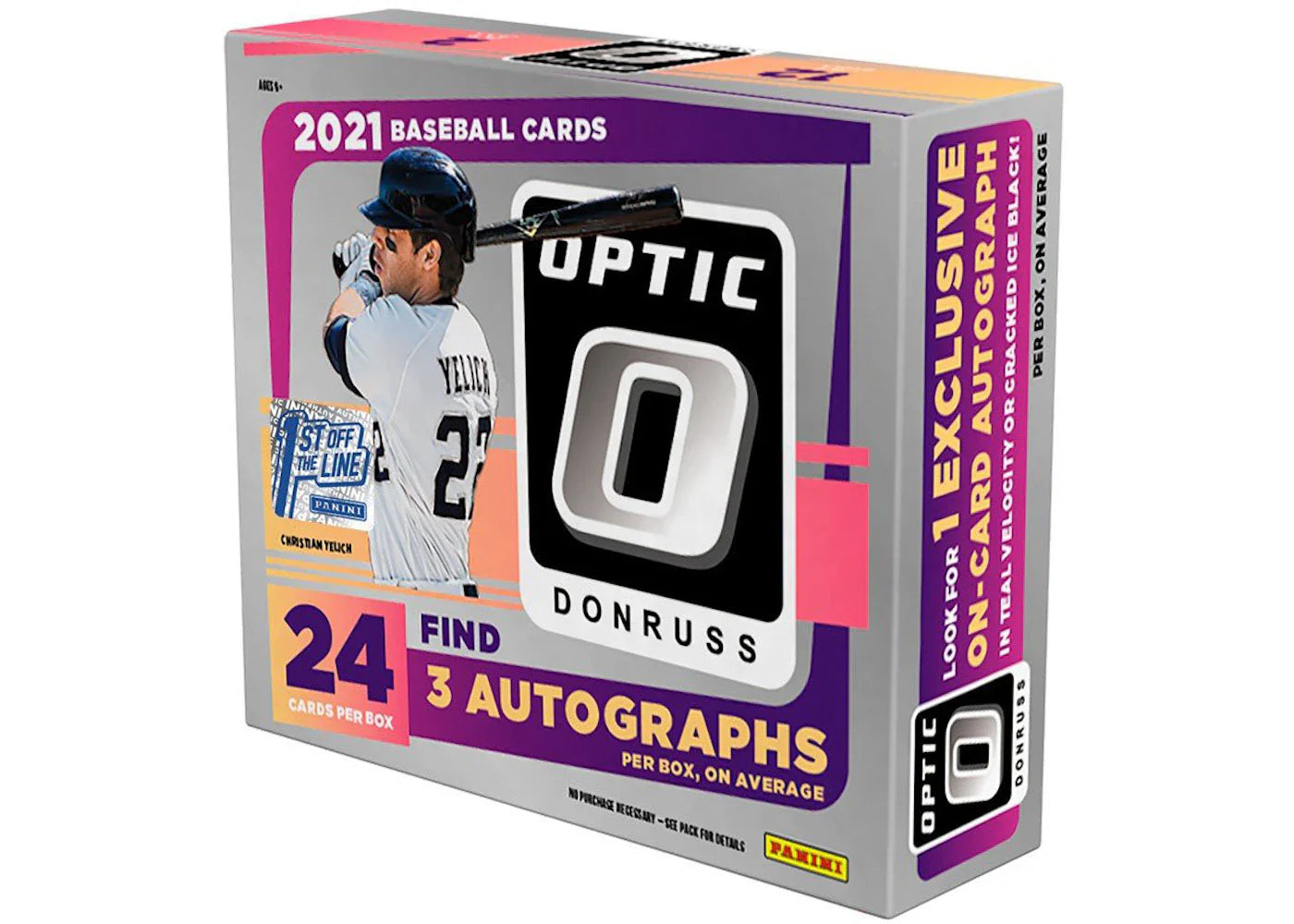2021 Panini Donruss Optic Baseball 1st Off The Line Box