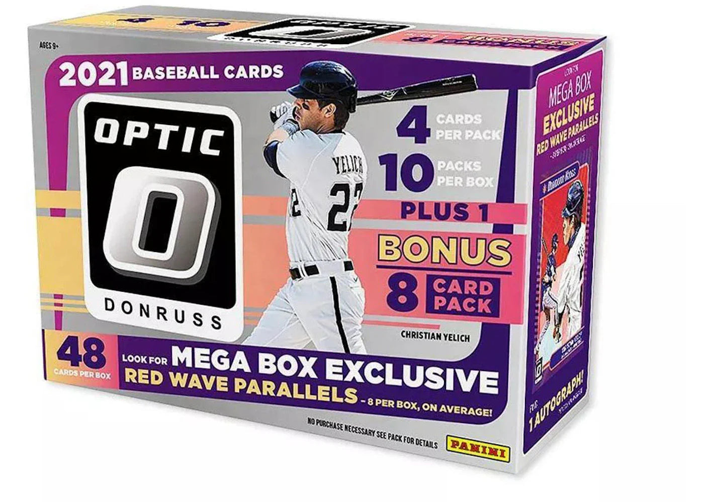 2021 Panini Donruss Optic Baseball Mega Box (Red Wave Parallels)