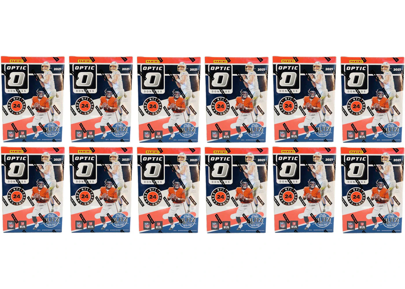 2021 Panini Donruss Optic Football Blaster Box (Pink Parallels) 12x Lot