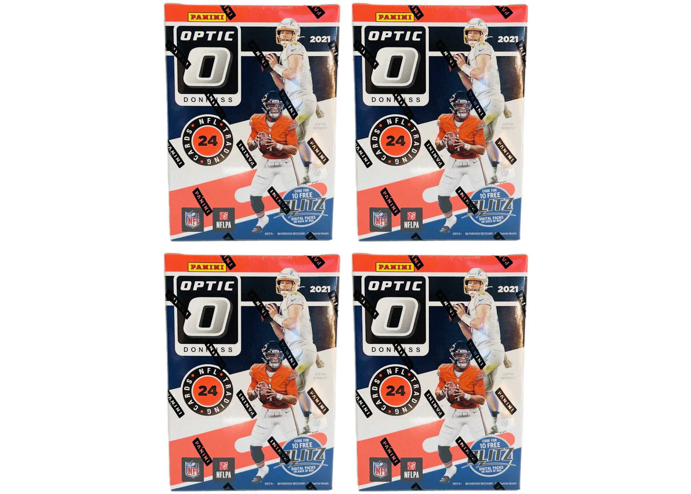 2021 Panini Donruss Optic Football Blaster Box (Pink Parallels) 4x Lot
