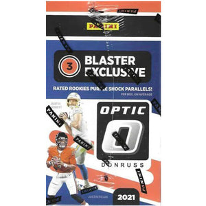 2021 Panini Donruss Optic Football Blaster Box (Purple Shock Parallels) 4x Lot