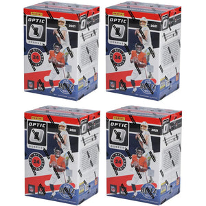 2021 Panini Donruss Optic Football Fanatics Exclusive Blaster Box (Red Hyper Parallels) 4x Lot