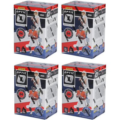 2021 Panini Donruss Optic Football Fanatics Exclusive Blaster Box (Red Hyper Parallels) 4x Lot