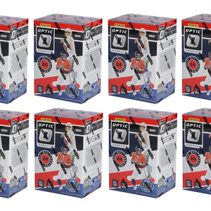2021 Panini Donruss Optic Football Fanatics Exclusive Blaster Box (Red Hyper Parallels) 8x Lot