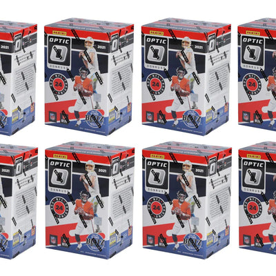 2021 Panini Donruss Optic Football Fanatics Exclusive Blaster Box (Red Hyper Parallels) 8x Lot