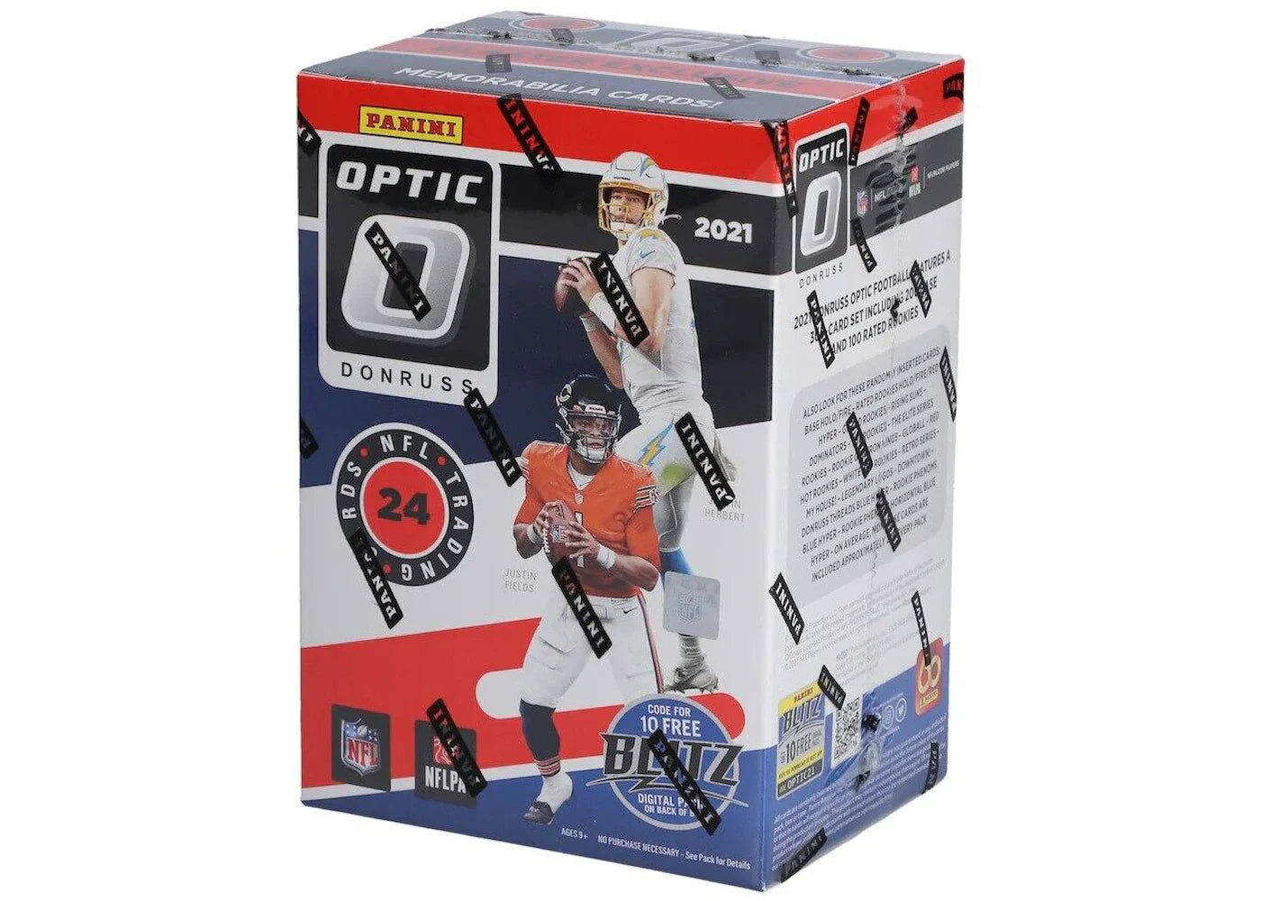2021 Panini Donruss Optic Football Fanatics Exclusive Blaster Box (Red Hyper Parallels)