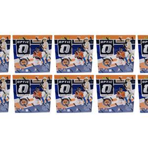 2021 Panini Donruss Optic Football Mega Box (Blue Hyper Parallels) 10x Lot