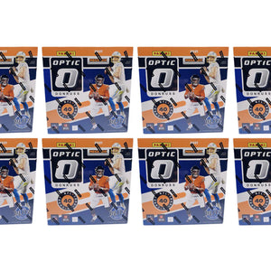 2021 Panini Donruss Optic Football Mega Box (Blue Hyper Parallels) 8x Lot