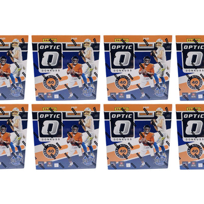 2021 Panini Donruss Optic Football Mega Box (Blue Hyper Parallels) 8x Lot