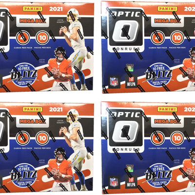 2021 Panini Donruss Optic Football Mega Box (Bronze Parallels) 4x Lot