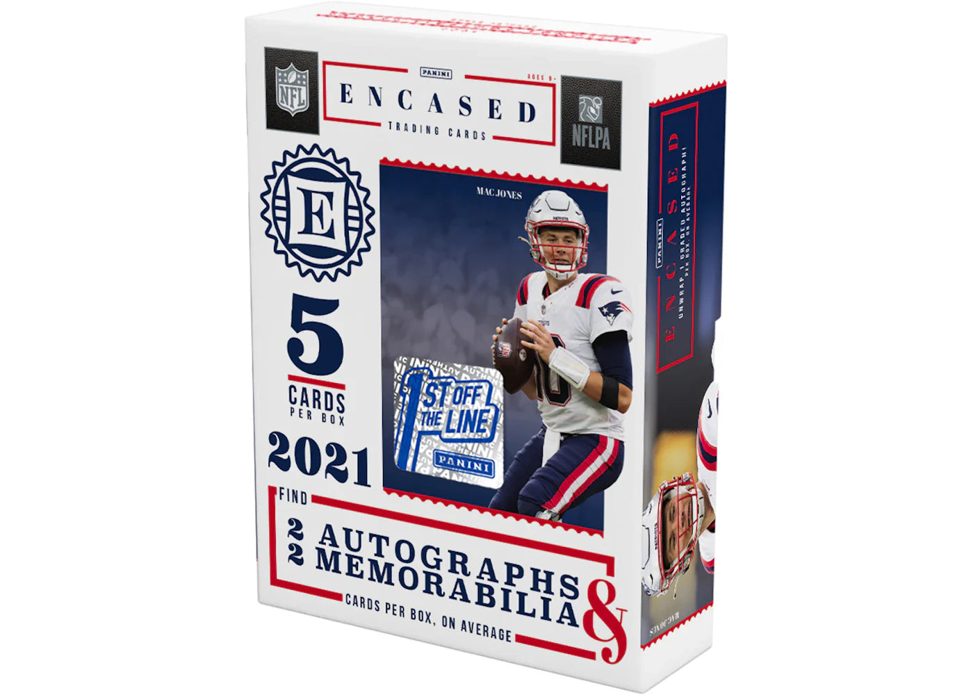 2021 Panini Encased Football 1st Off The Line Box