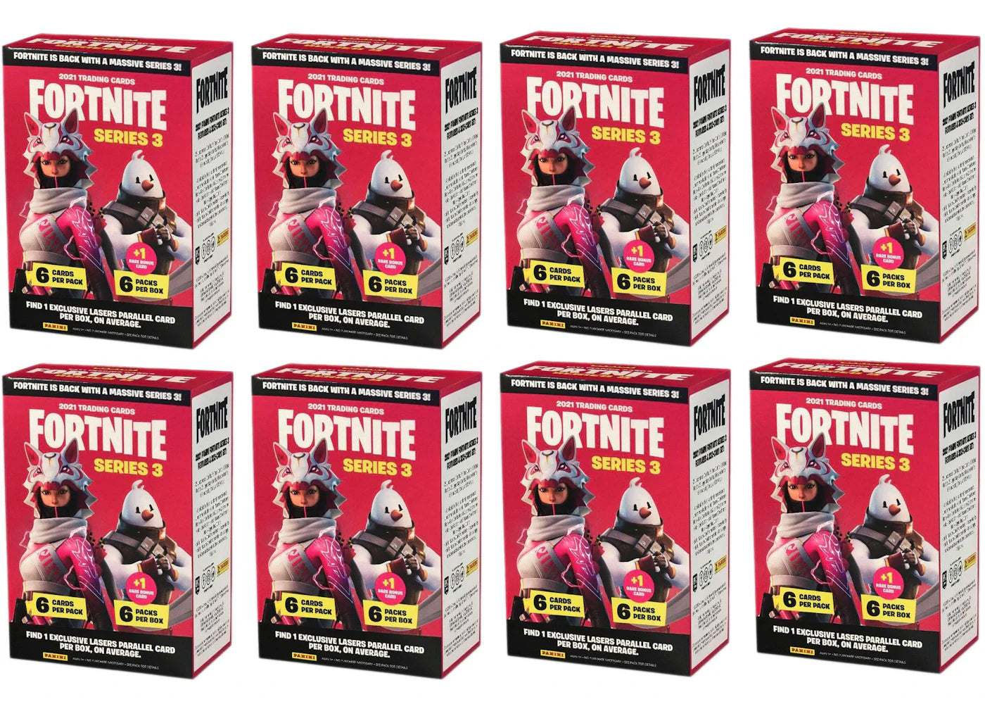 2021 Panini Fortnite Series 3 Blaster Box 8x Lot
