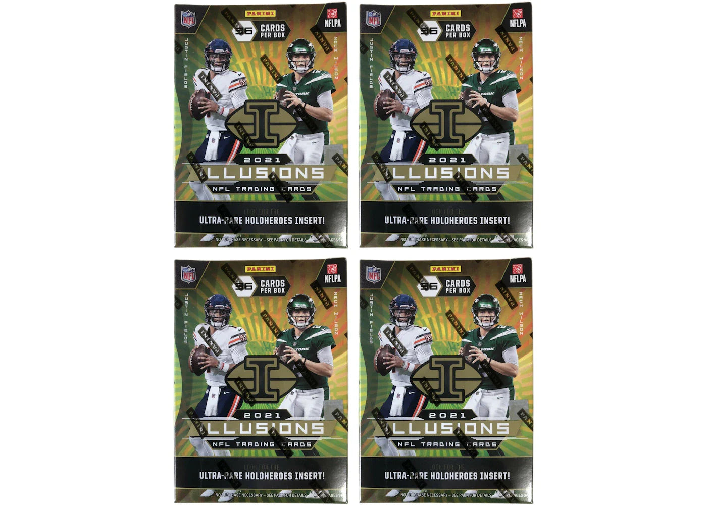 2021 Panini Illusions Football Blaster Box 4x Lot