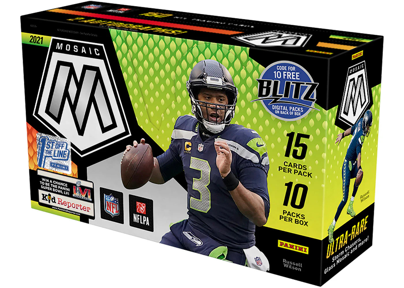 2021 Panini Mosaic Football 1st Off The Line Box