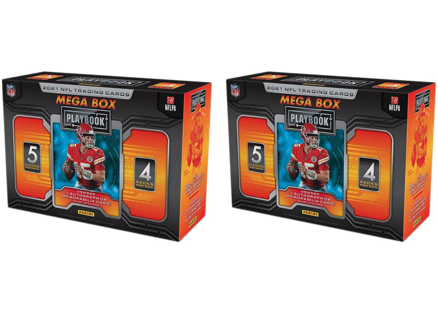 2021 Panini Playbook Football Mega Box (Purple Parallels) 2x Lot