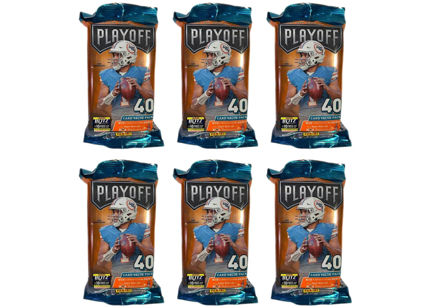 2021 Panini Playoff Football Fat Pack 6x Lot