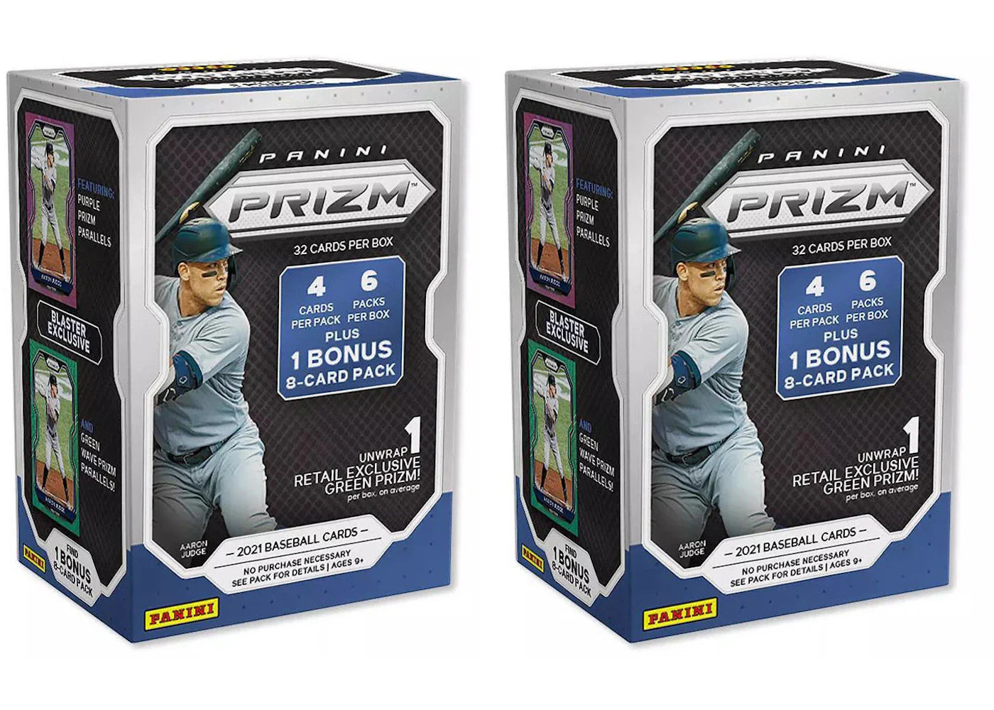 2021 Panini Prizm Baseball Blaster Box 2x Lot