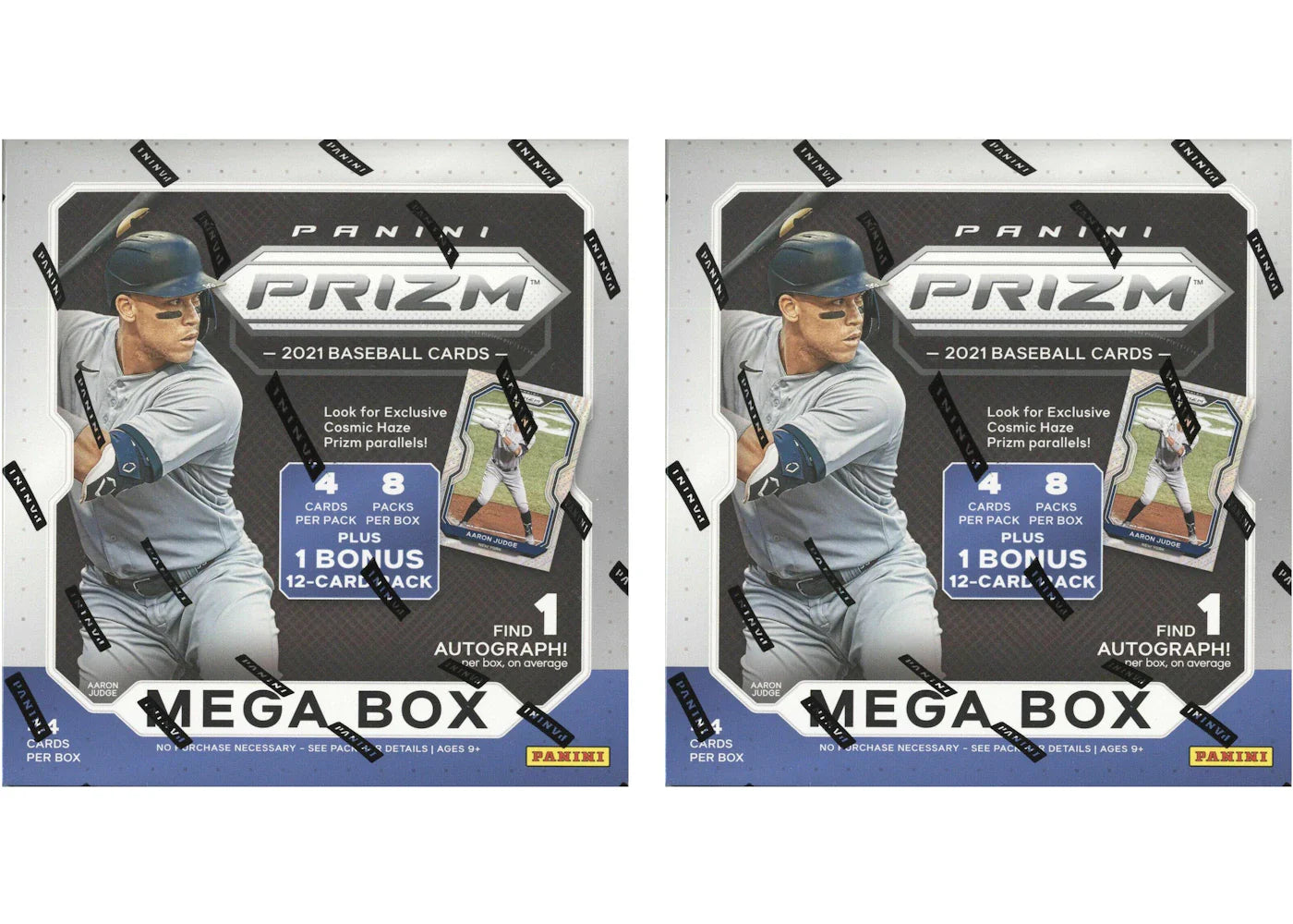 2021 Panini Prizm Baseball Mega Box (Cosmic Haze Prizm) 2x Lot