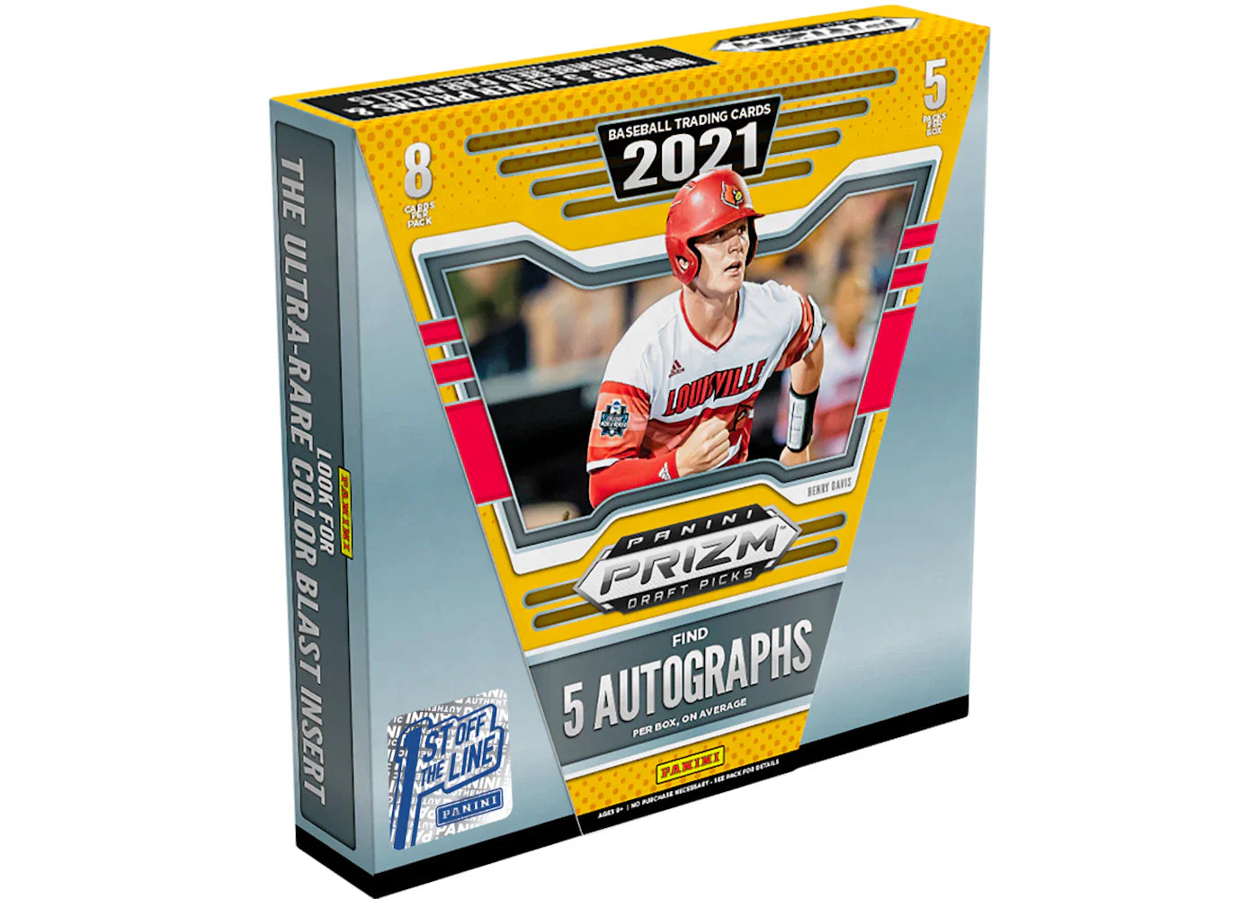 2021 Panini Prizm Draft Picks Collegiate Baseball 1st Off The Line Box