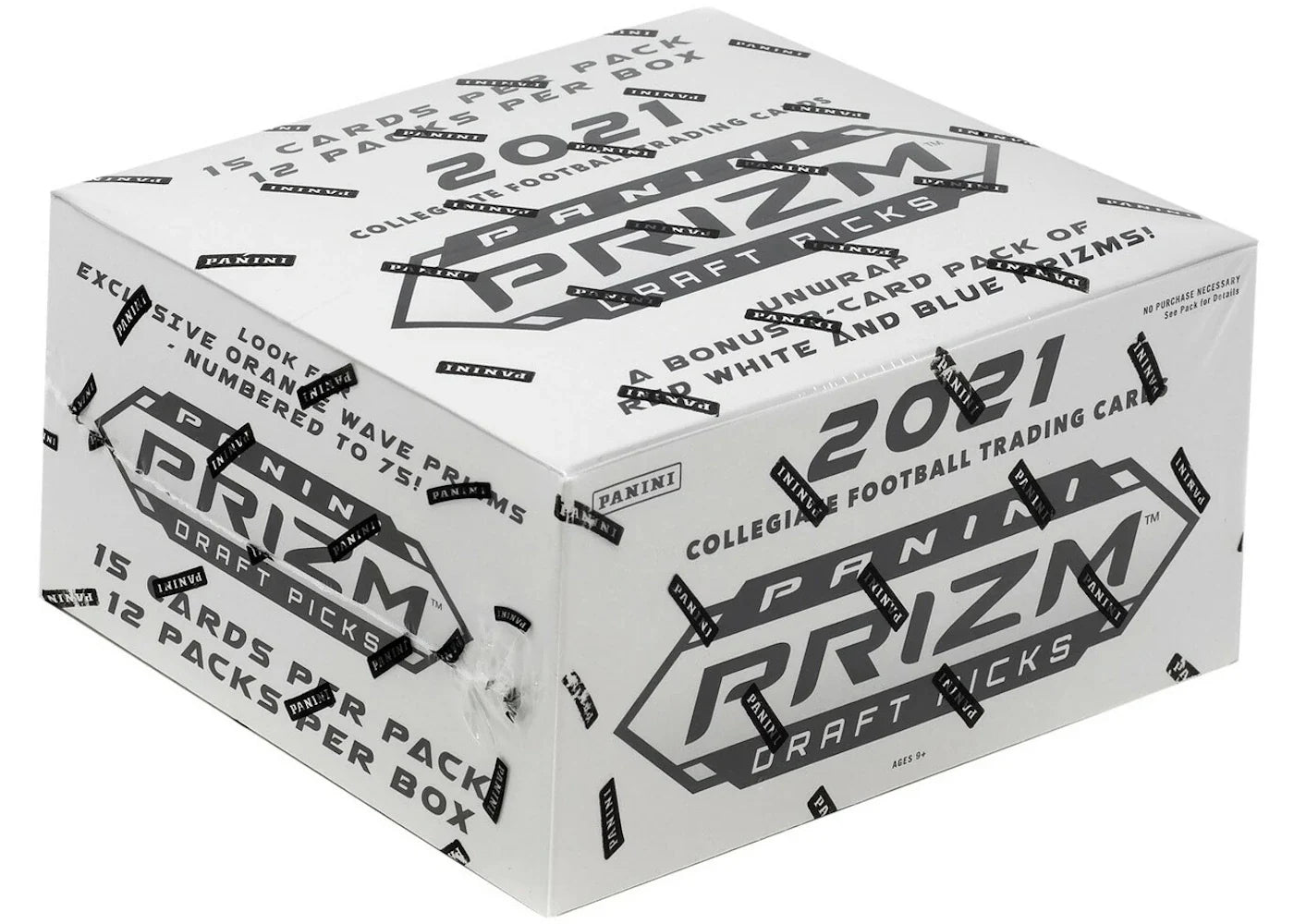 2021 Panini Prizm Draft Picks College Football Factory Sealed Multi-Pack Cello Box