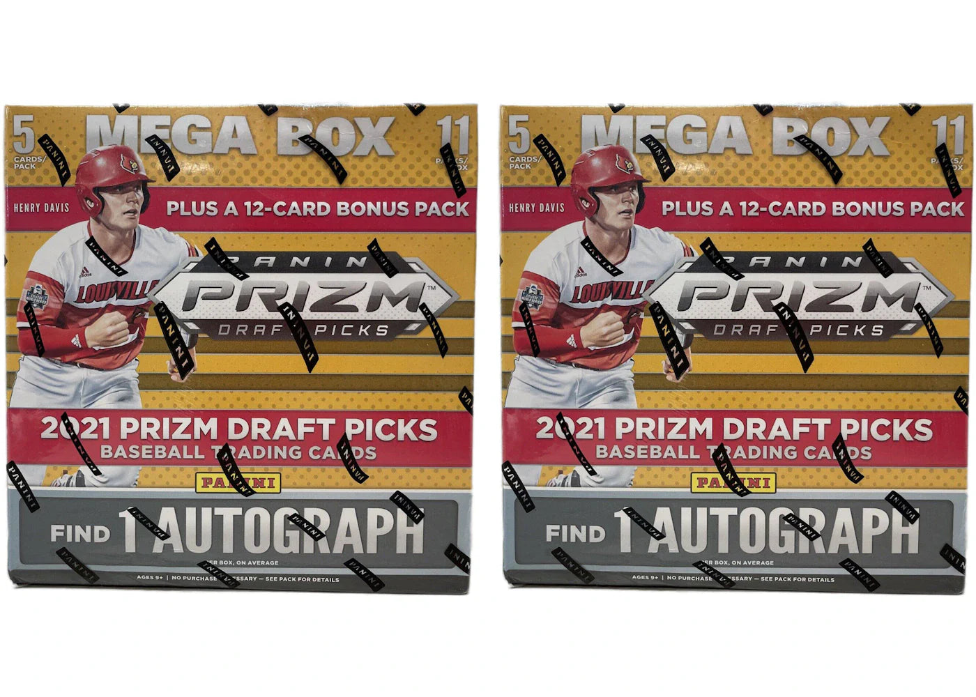 2021 Panini Prizm Draft Picks Collegiate Baseball Mega Box (Walmart) 2x Lot