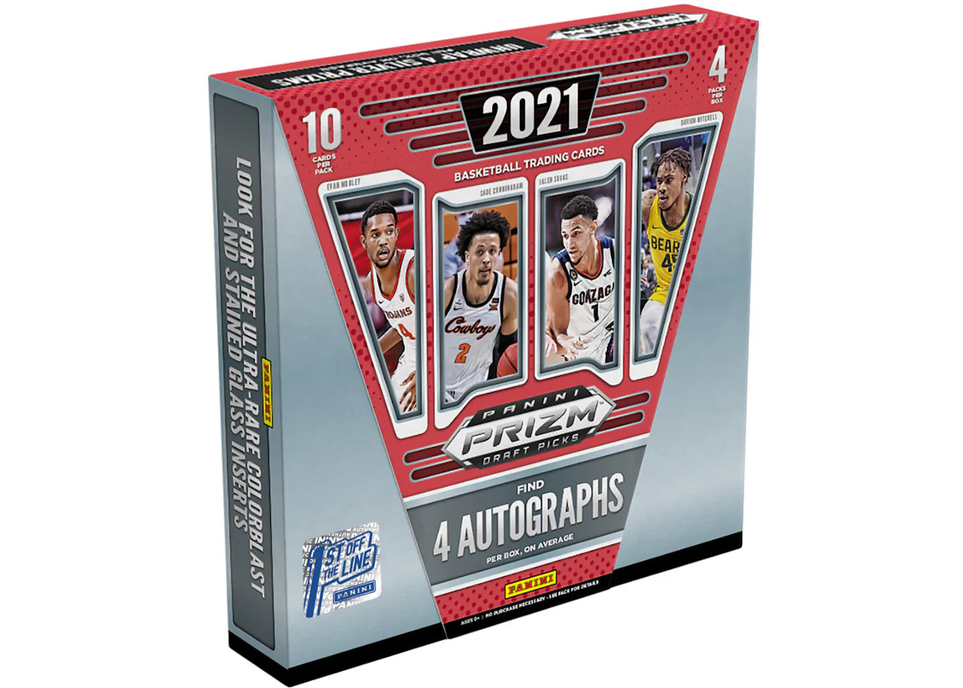 2021 Panini Prizm Draft Picks Collegiate Basketball 1st Off The Line Box