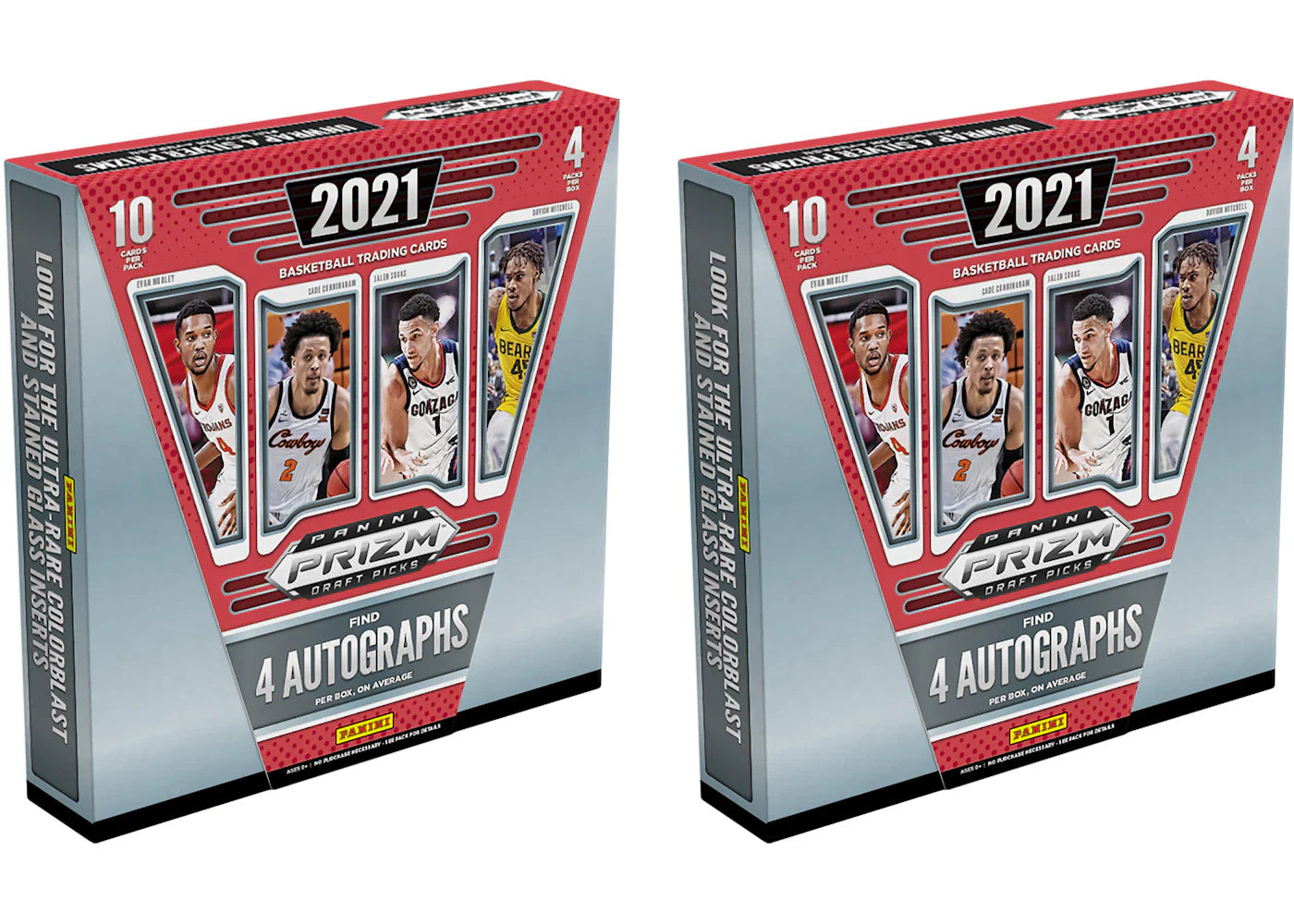 2021 Panini Prizm Draft Picks Collegiate Basketball Hobby Box 2x Lot