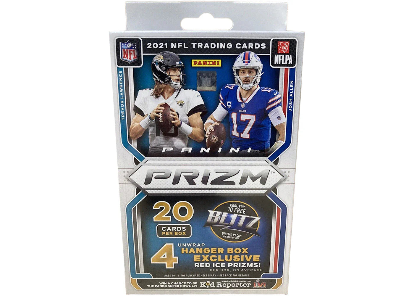2021 Panini Prizm Football Hanger Box (Red Ice Prizms)