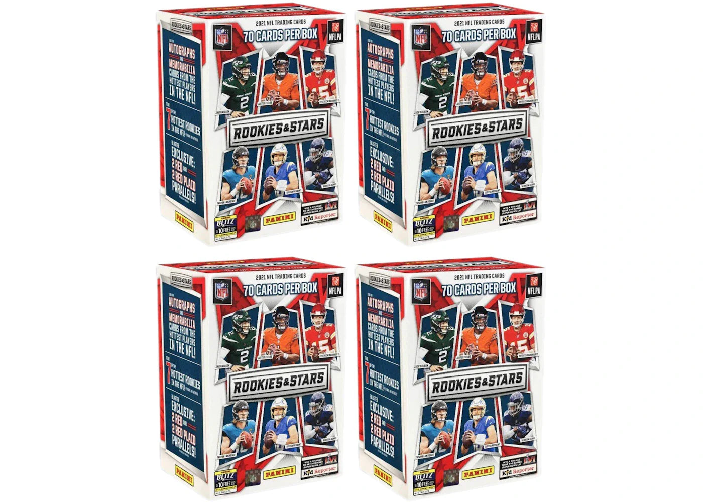 2021 Panini Rookies & Stars Football Blaster Box 4x Lot