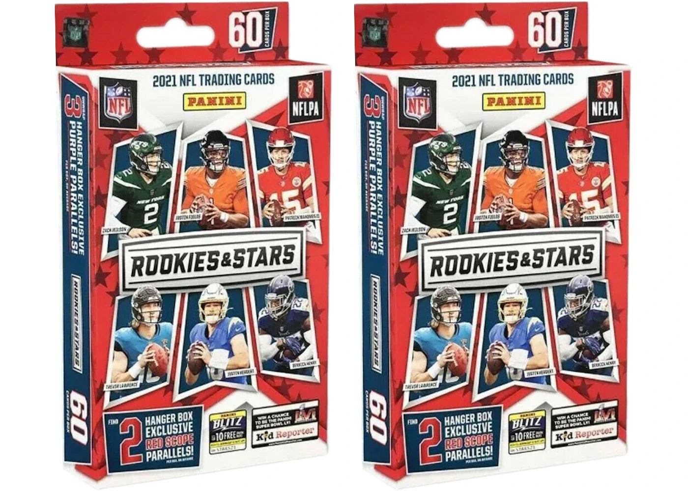 2021 Panini Rookies & Stars Football Hanger Box 2x Lot