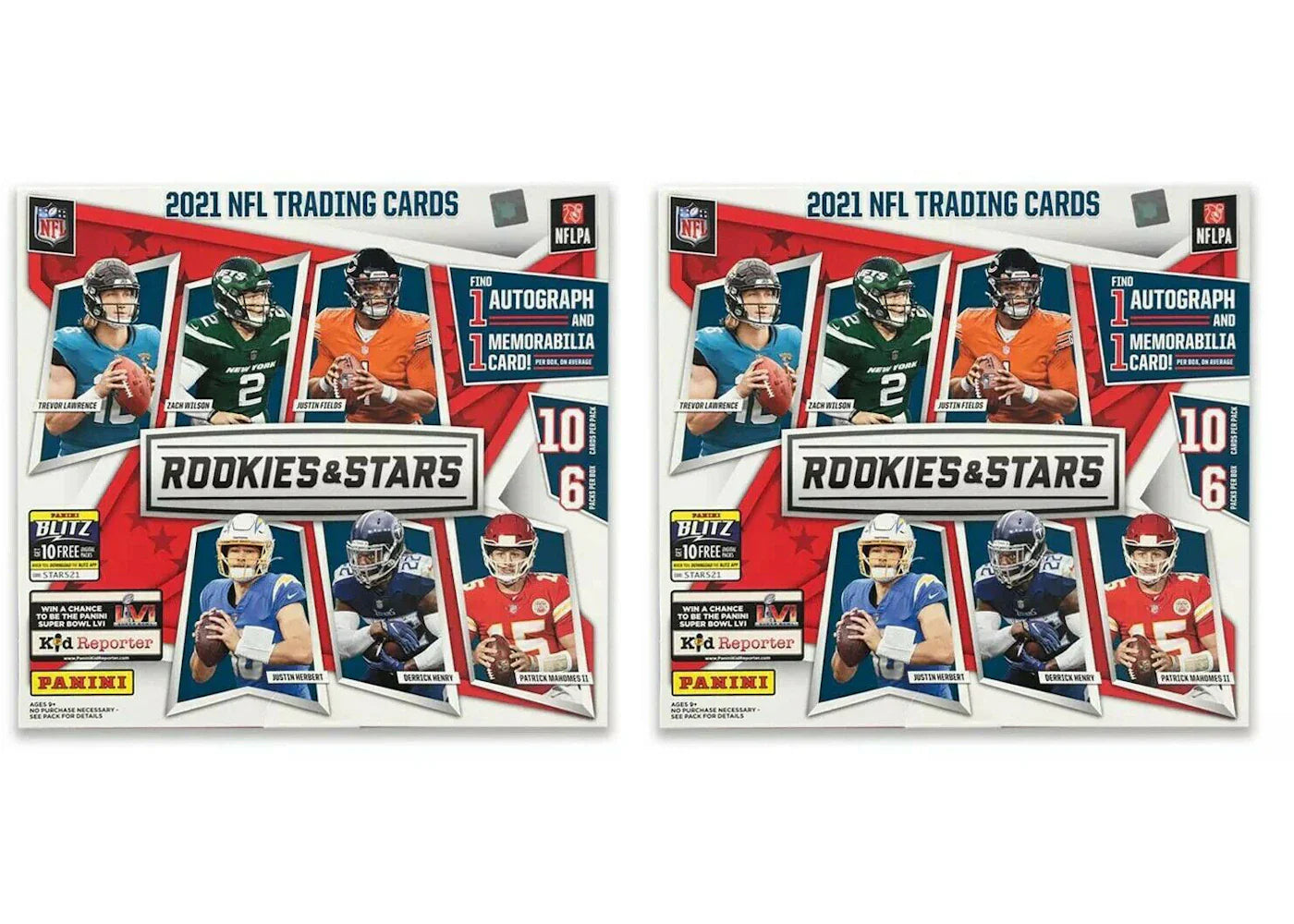 2021 Panini Rookies & Stars Football Longevity Box 2x Lot