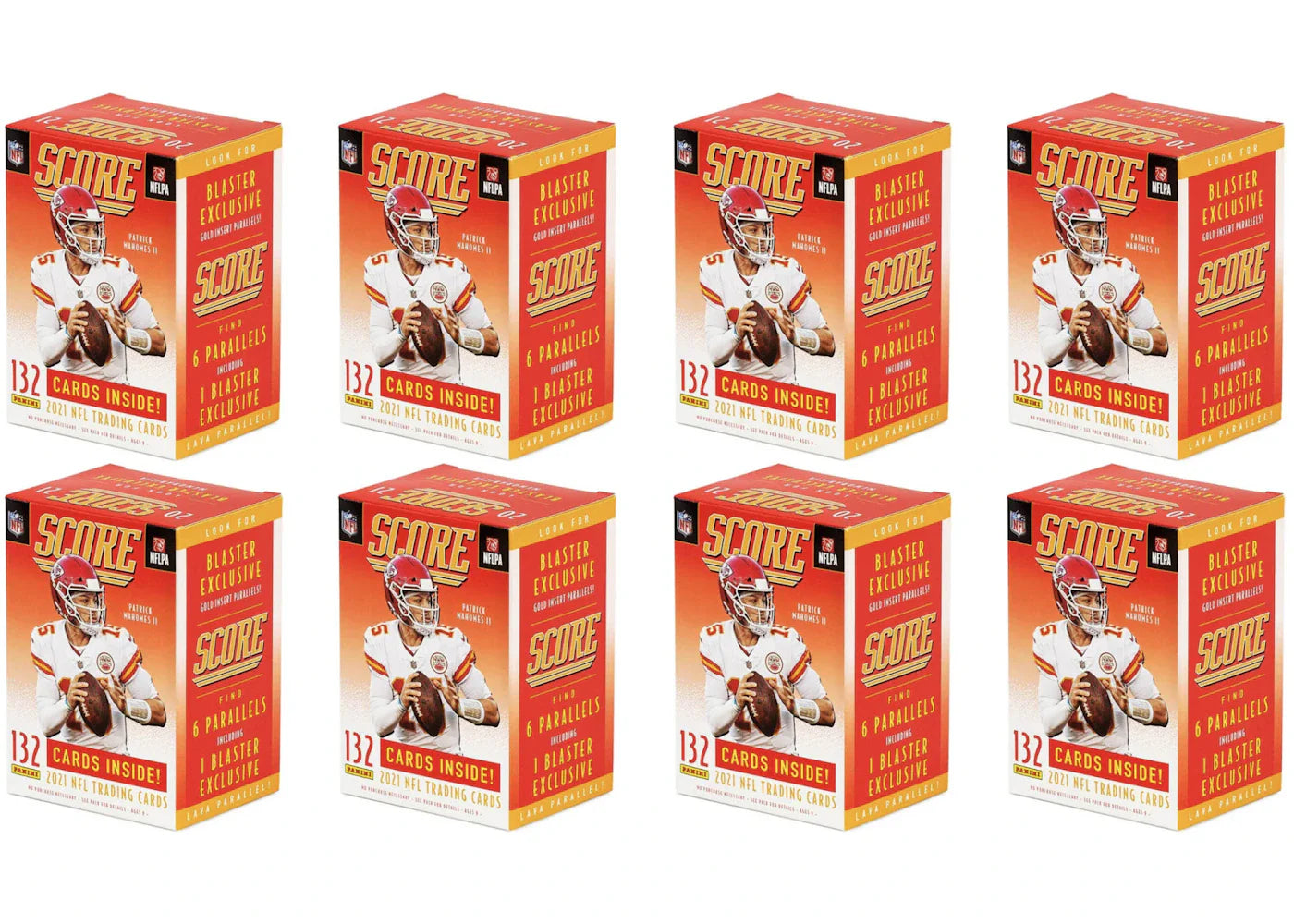 2021 Panini Score Football Blaster Box 8x Lot