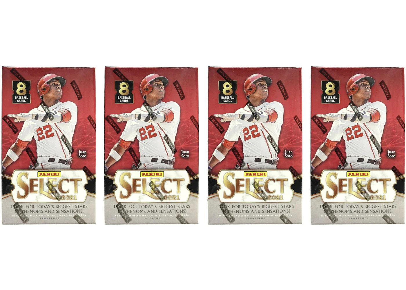 2021 Panini Select Baseball Cereal Box 4x Lot