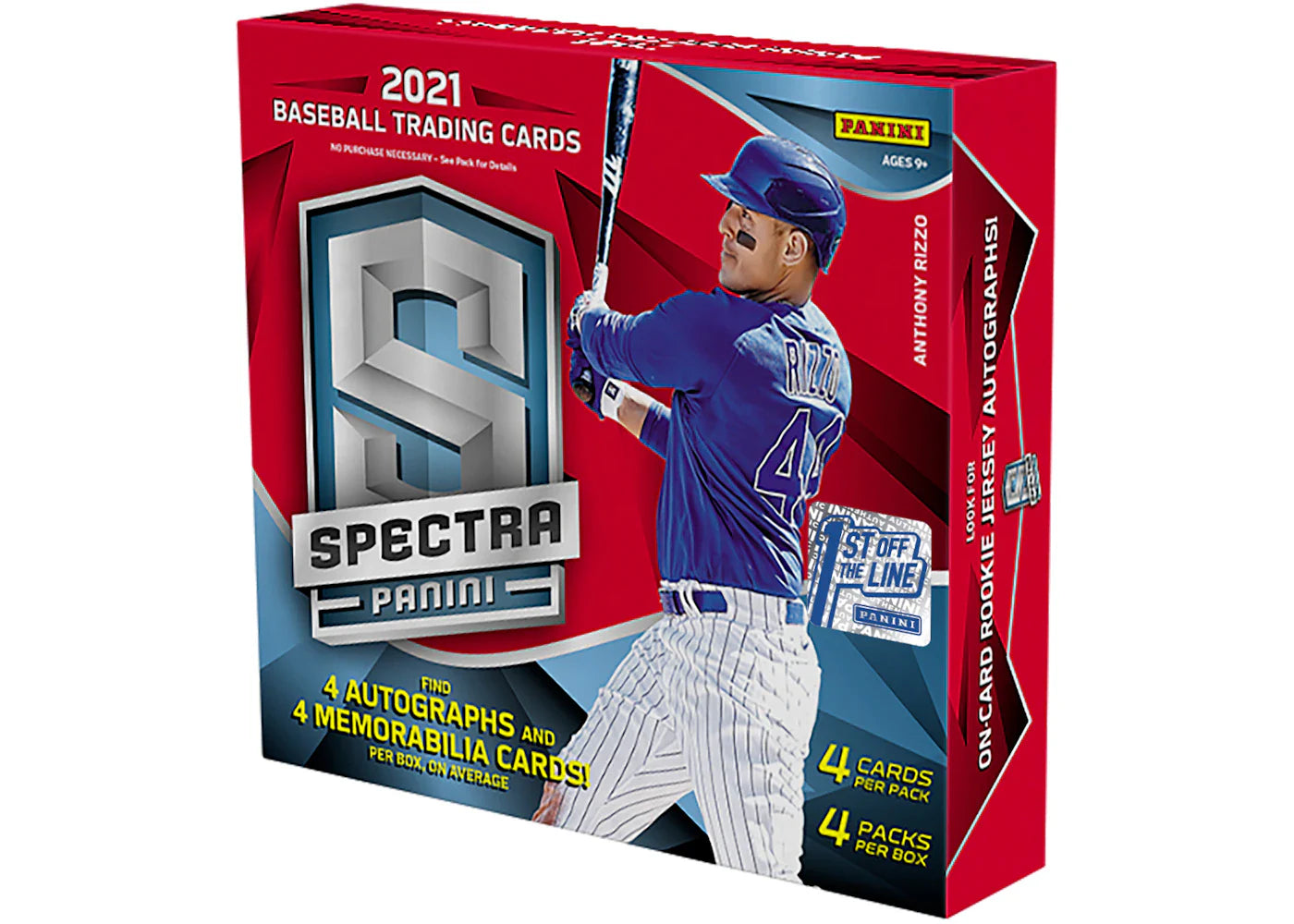 2021 Panini Spectra Baseball 1st Off The Line Box