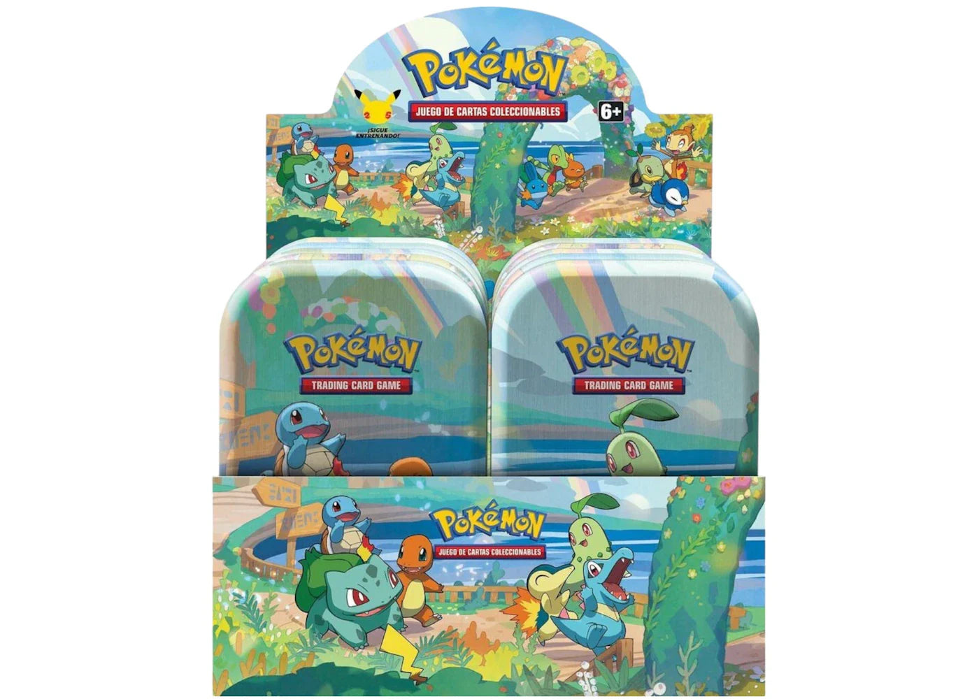 2021 Pokémon Celebrations 8 Tin Mini Display