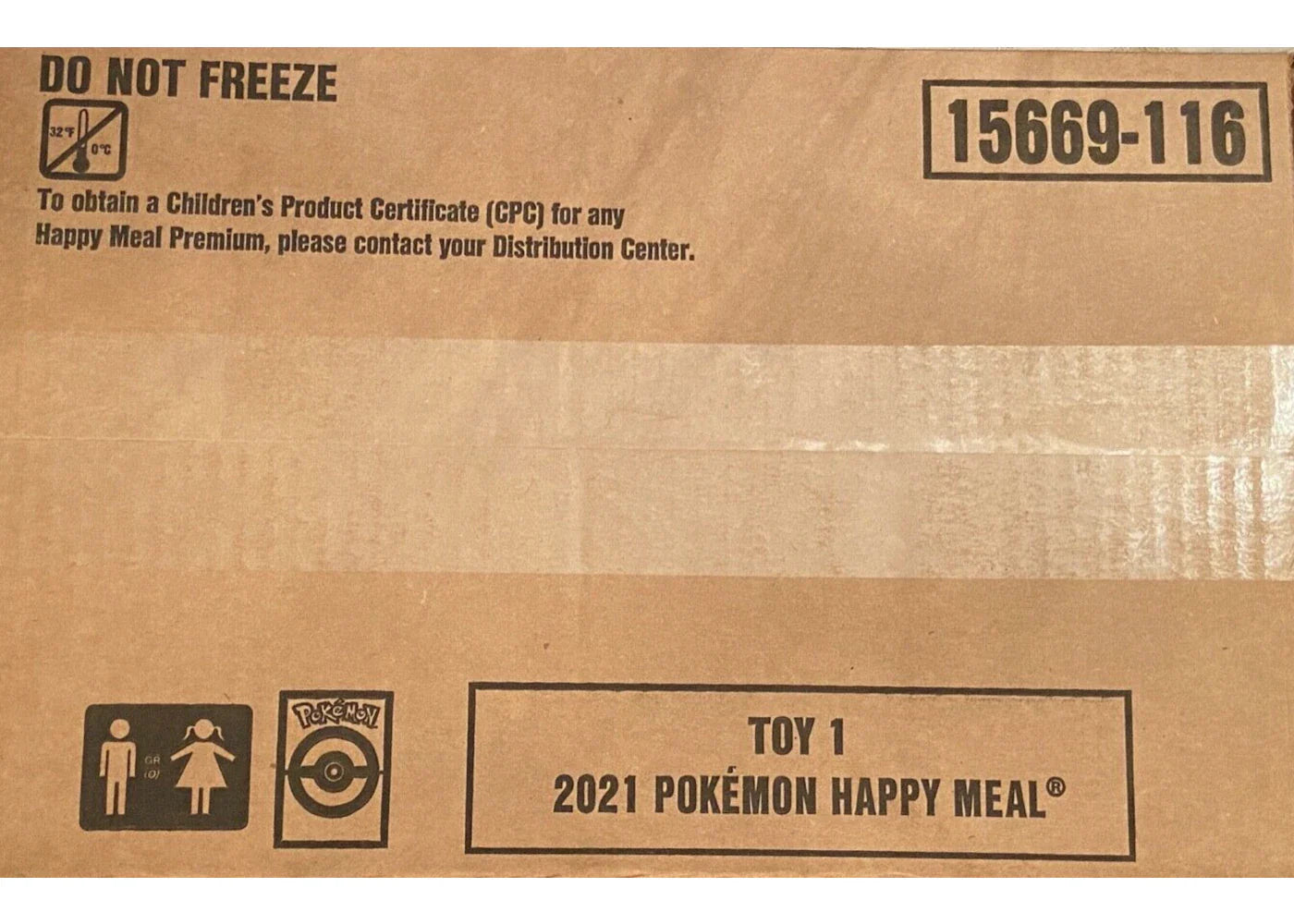 2021 Pokémon TCG McDonald's Happy Meal 25th Anniversary Sealed Case of 150 (Assorted) (English)
