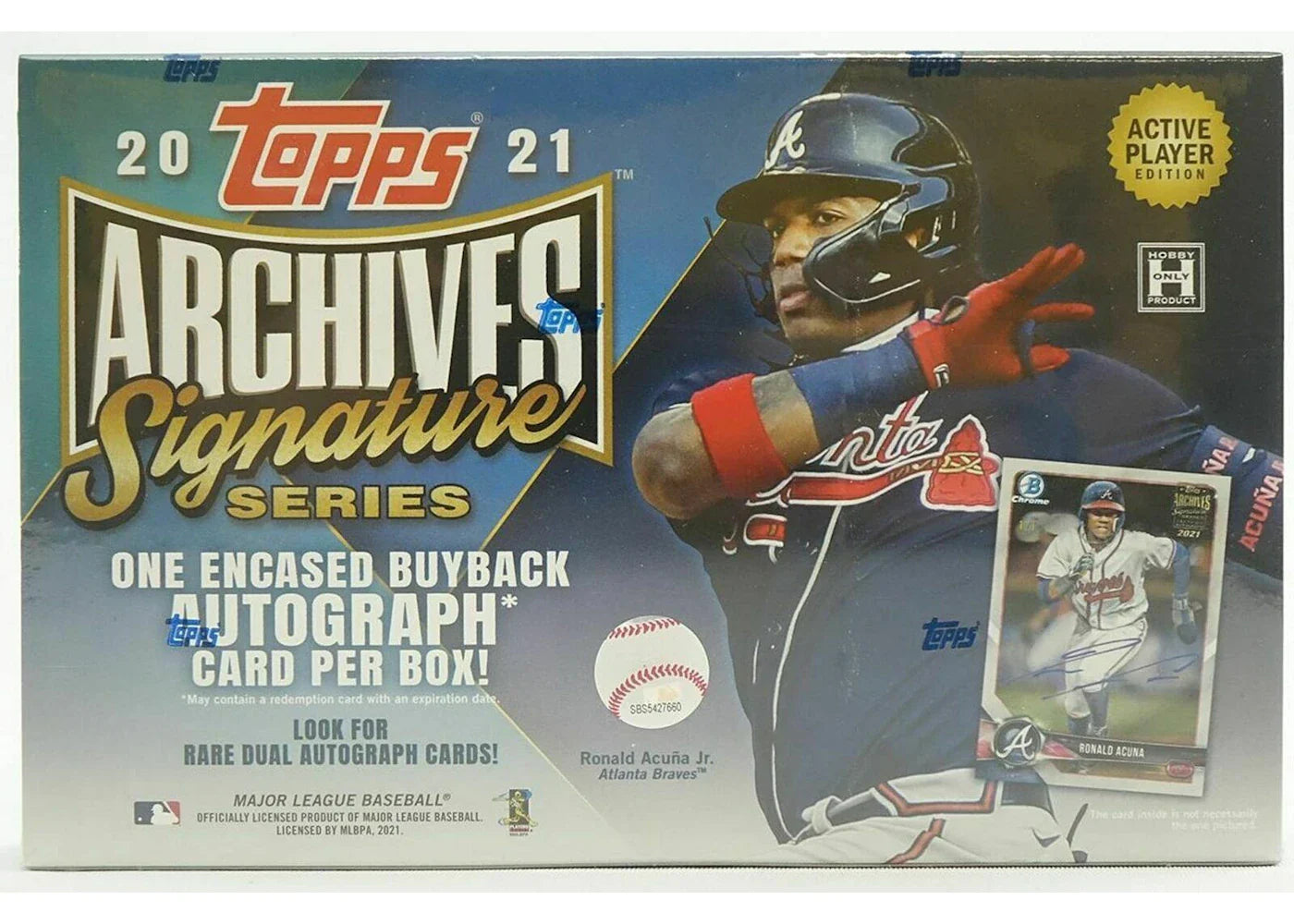 2021 Topps Archives Signature Series Active Player Baseball Hobby Box