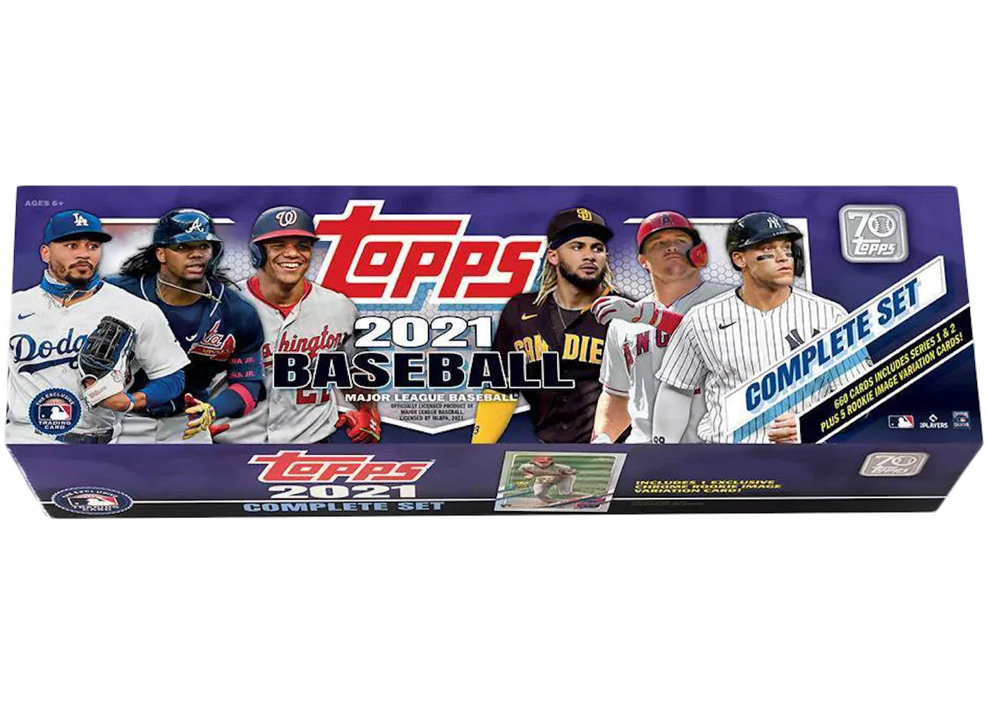 2021 Topps Baseball Complete Factory Set (Retail Purple)