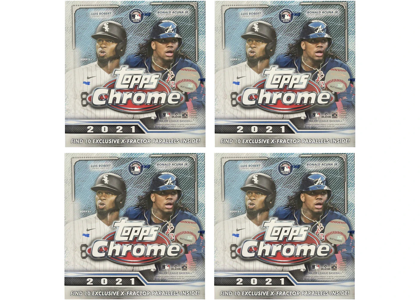 2021 Topps Chrome Baseball Mega Box 4x Lot