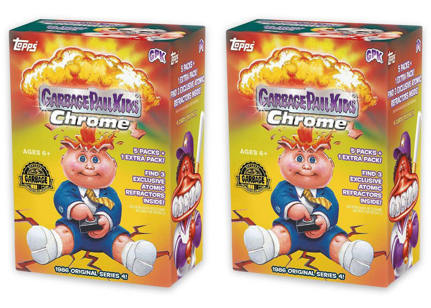 2021 Topps Chrome Garbage Pail Kids Series 4 Blaster Box 2x Lot