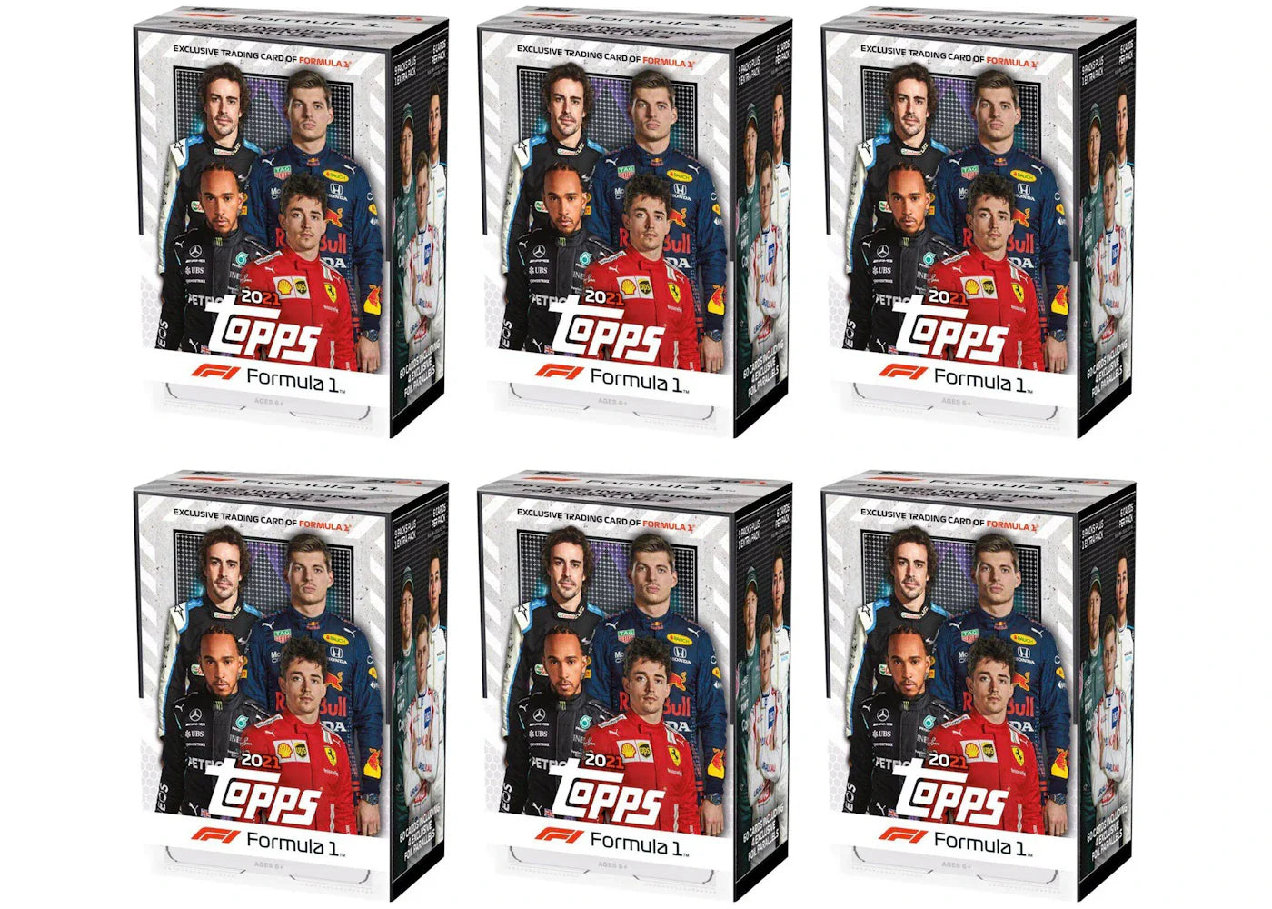 2021 Topps Formula 1 Racing Blaster Box 6x Lot