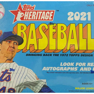 2021 Topps Heritage Baseball Target Mega Box (17 Packs)