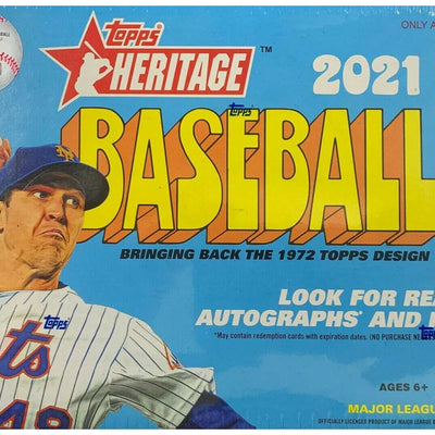 2021 Topps Heritage Baseball Target Mega Box (17 Packs)