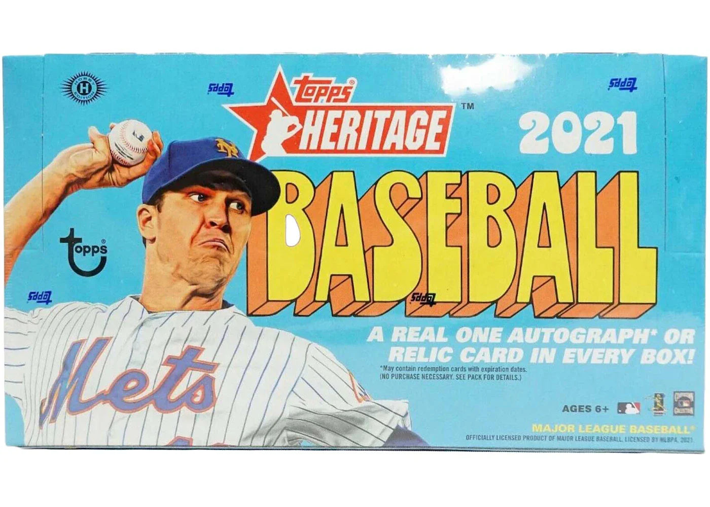 2021 Topps Heritage Baseball Hobby Box (24 packs)