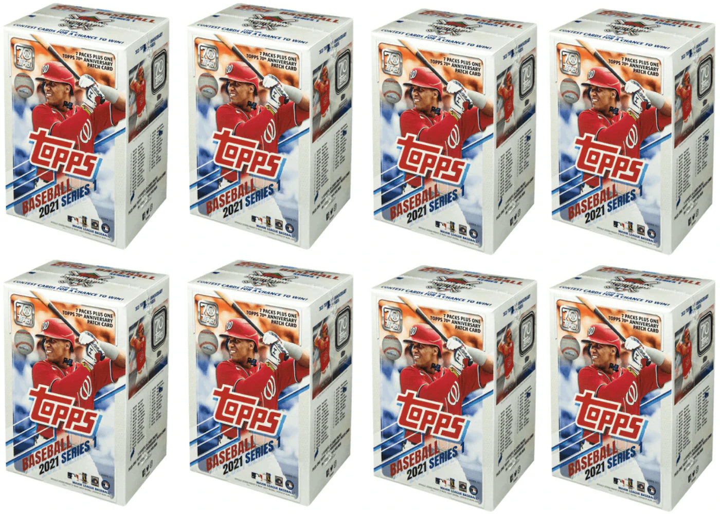 2021 Topps Series 1 Baseball Blaster Box 8x Lot