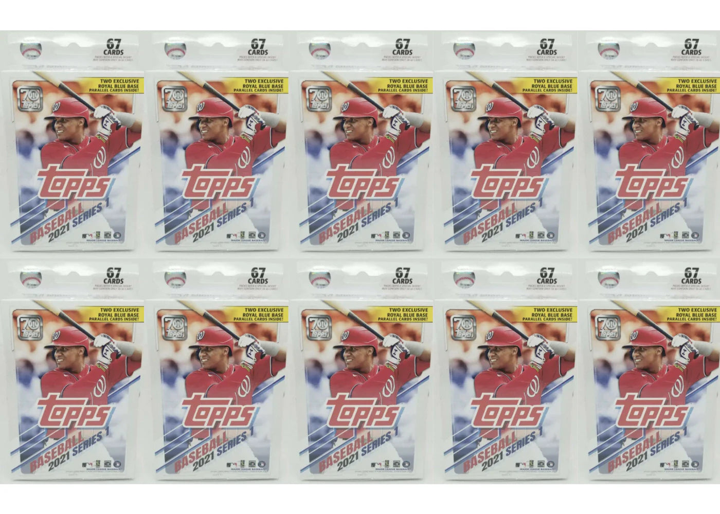 2021 Topps Series 1 Baseball Hanger Box 10x Lot