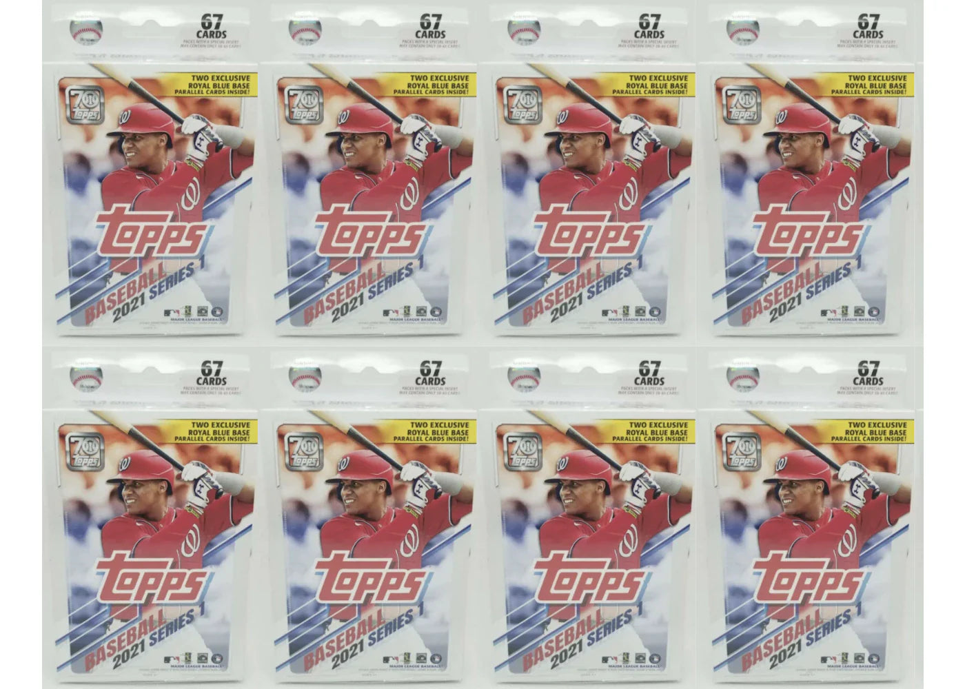 2021 Topps Series 1 Baseball Hanger Box 8x Lot