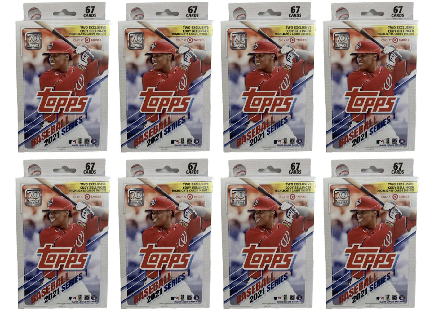 2021 Topps Series 1 Baseball Target Hanger Box 8x Lot